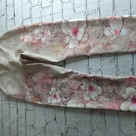 Evolution and Creation size Small Floral Legging Yoga Athletic - Picture 1 of 6